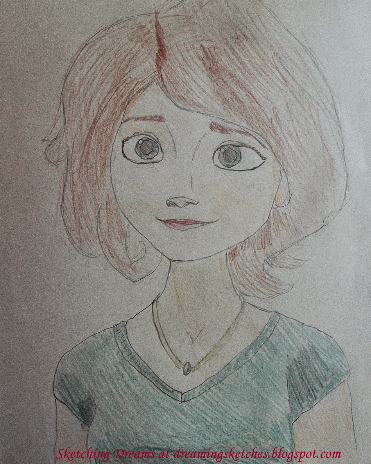 1277x1600 sketching dreams drawing of aunt cass from big hero - Aunt Drawing