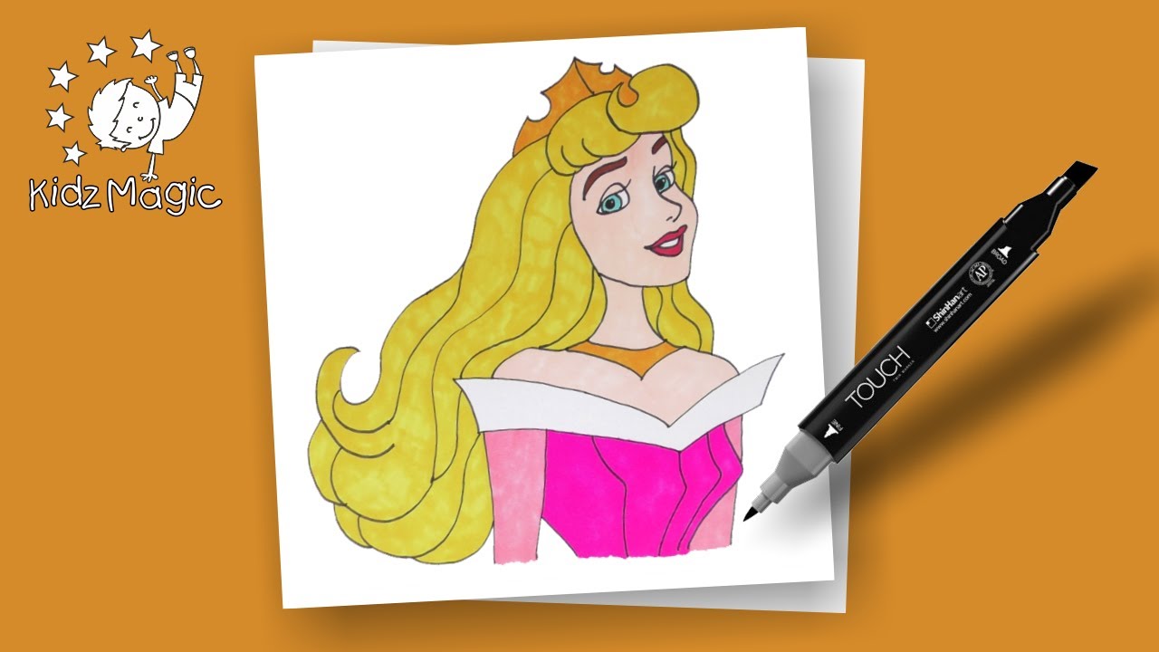 1280x720 Coloring Pages Princess Aurora Drawing Art For Kids Disney - Aurora Drawing