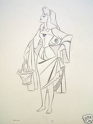 300x400 Disney - Aurora Drawing