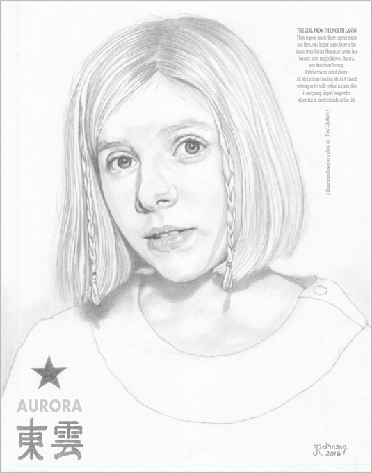 535x680 James D Robinson Images More Aurora Drawing As A Feature - Aurora Drawing