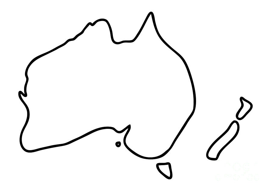 900x636 australia drawing for free download - Australia Drawing