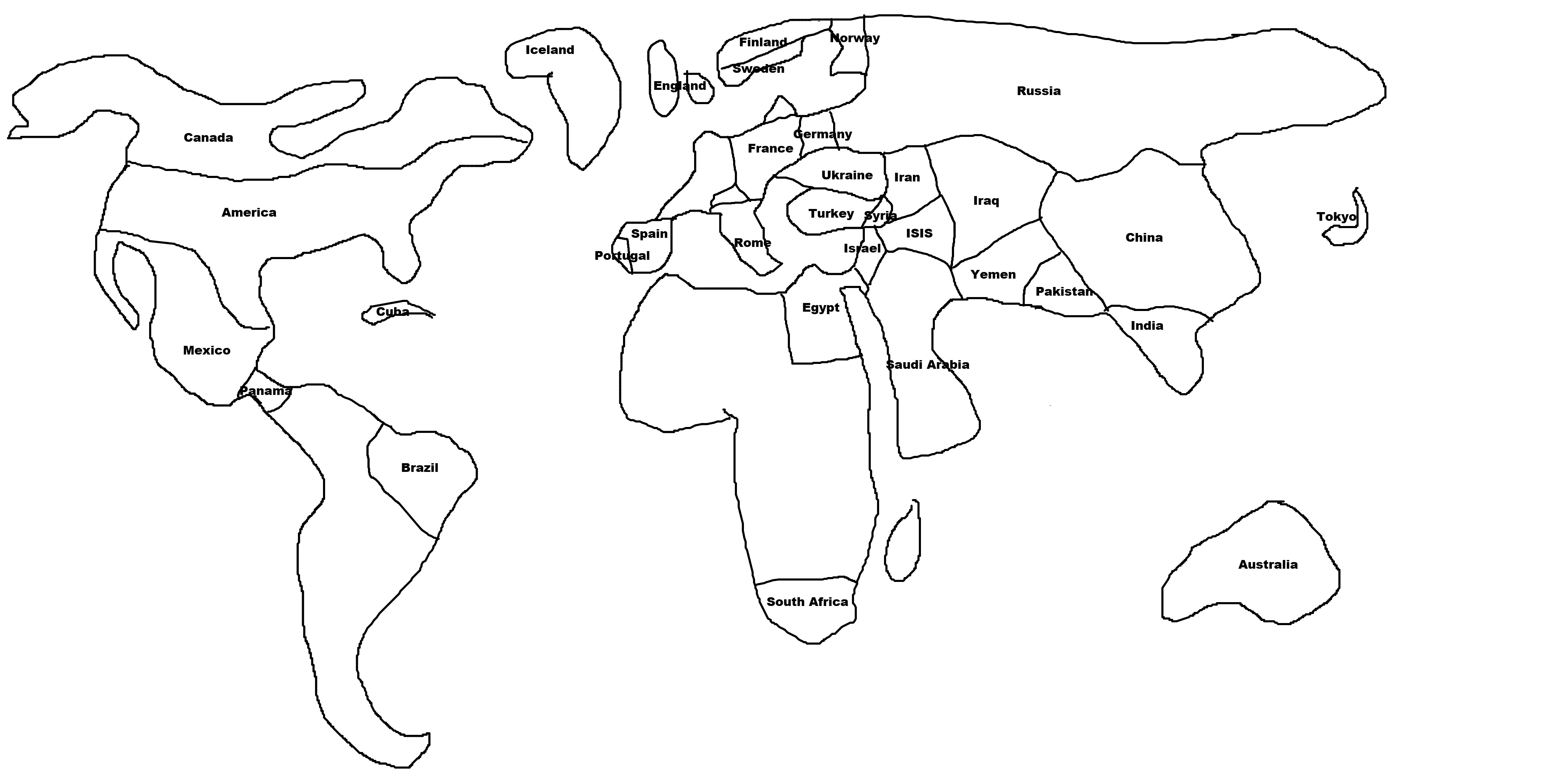 4500x2234 Canada Map Drawing Lovely How To Draw A Map The World - Australia Map Drawing