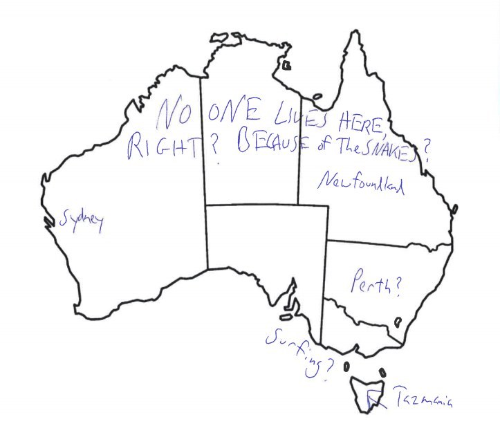 723x629 Huge Collection Of 'australia Map Drawing' Download More Than - Australia Map Drawing