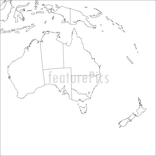 500x500 Map Of Drawing Pokemon Go Empty Australia - Australia Map Drawing