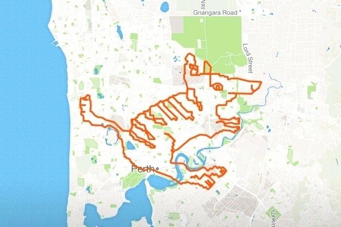 700x467 The Drawing Of A Created - Australia Map Drawing