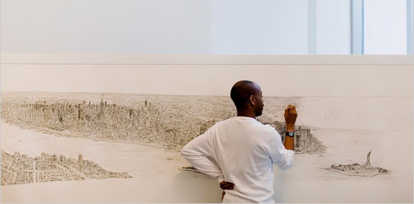 600x296 Autistic Artist Draws New York From Memory - Autistic Drawing Of New York