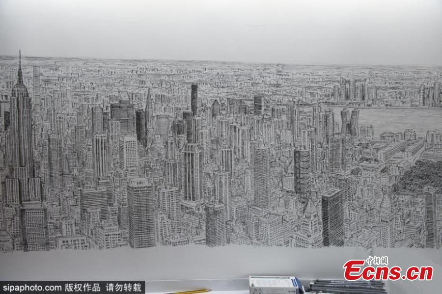 Autistic Drawing Of New York at Explore collection