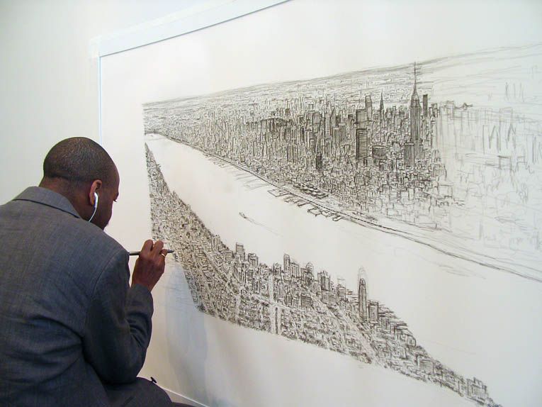 Autistic Drawing Of New York at Explore collection