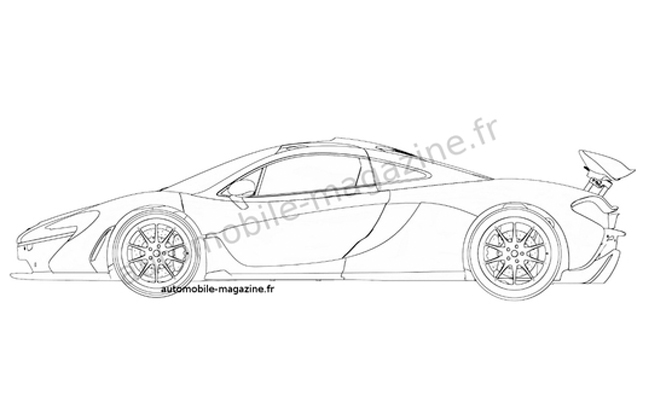 646x396 Mclaren Production Car Shown In Patent Drawings Autoguide - Auto Drawing