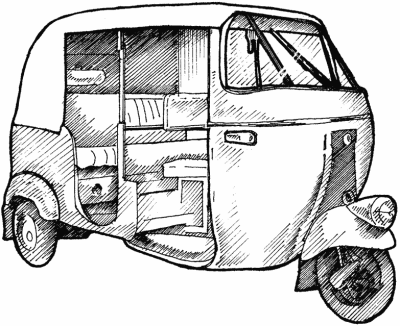 Auto Rickshaw Drawing at PaintingValley.com | Explore collection of