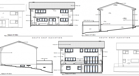 550x300 autocad house drawings deve drawing - Autocad House Drawing