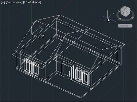 480x360 autocad house modeling tutorial beginner - Autocad House Drawing