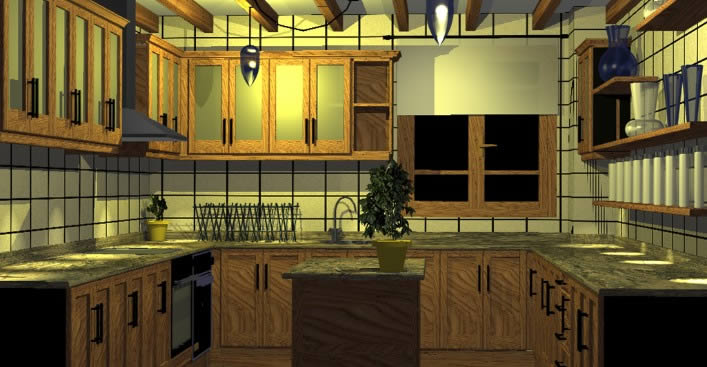 707x367 modular kitchen in autocad cad download - Autocad Kitchen Drawings