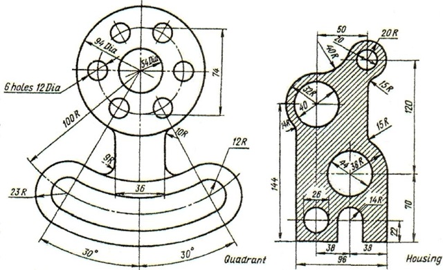 autocad engineering drawing
