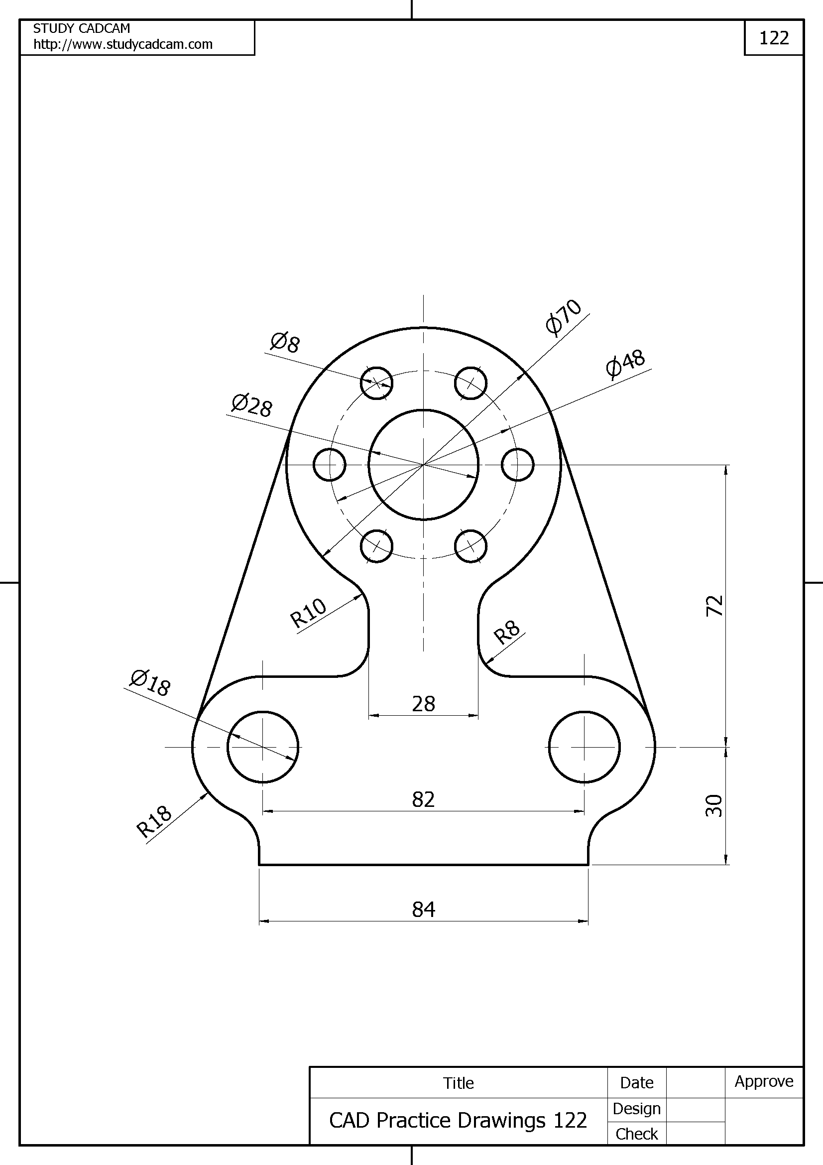 Autocad Mechanical Drawings For Practice Pdf