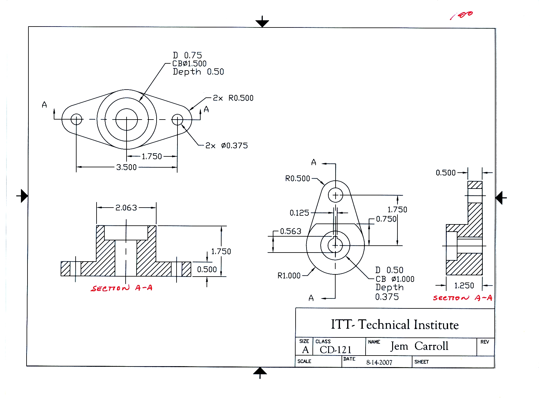 Autocad Mechanical Drawings Samples