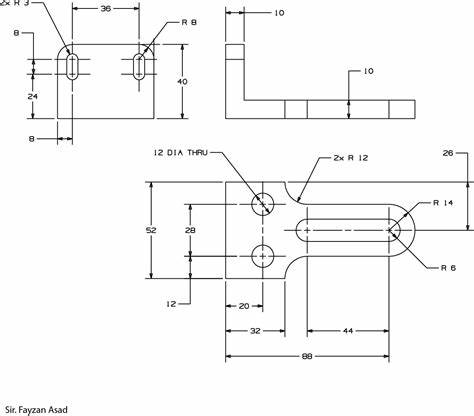 Autocad Mechanical Drawings Samples at PaintingValley.com | Explore ...