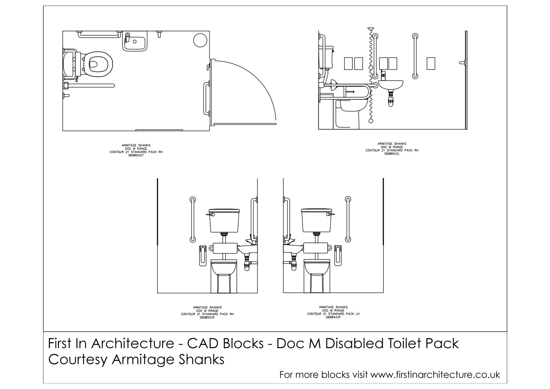 1753x1240 Free Cad Blocks - Autocad Toilet Elevation Drawing