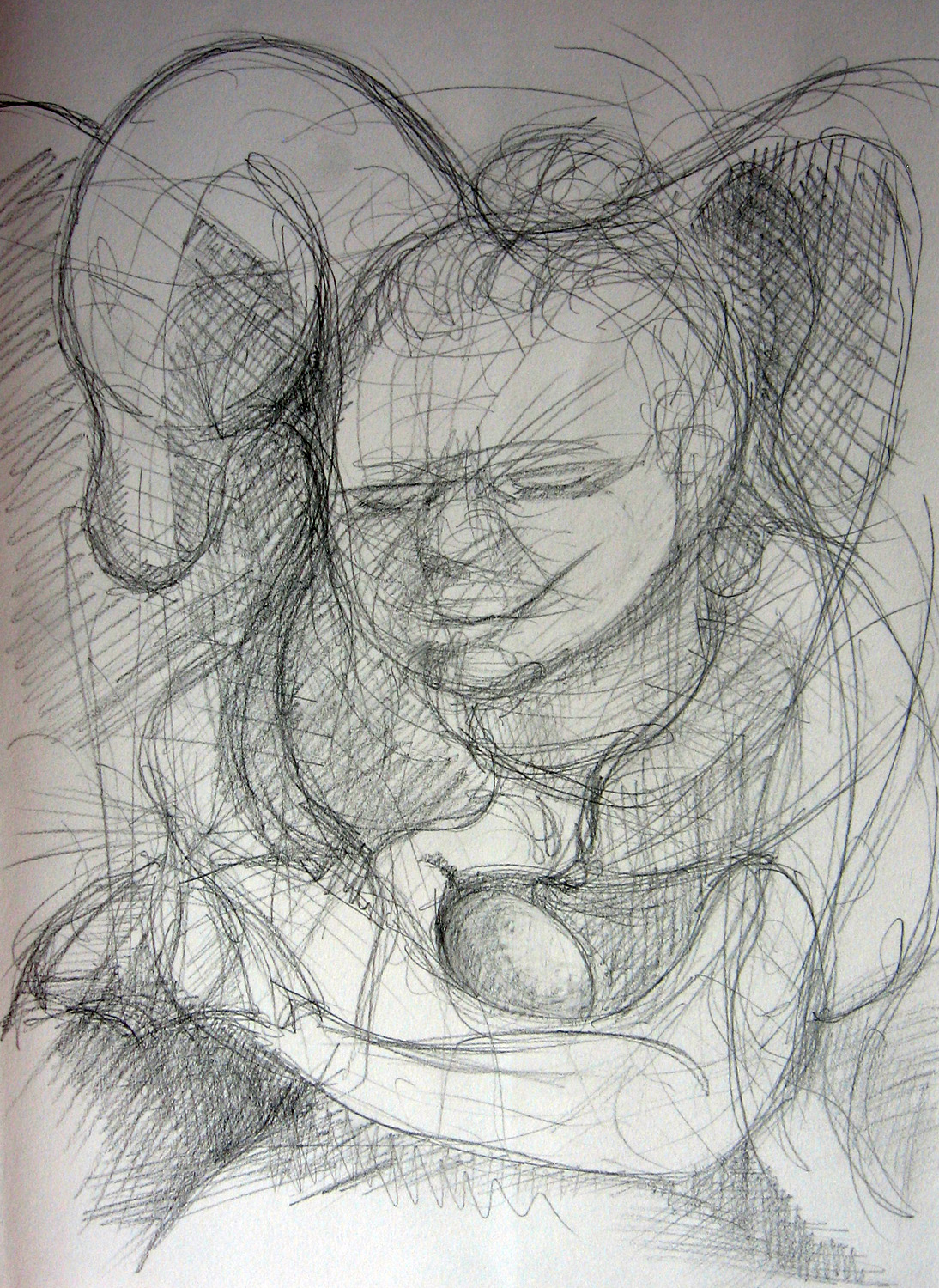 1094x1500 Automatic Drawings Leslie White - Automatic Drawing