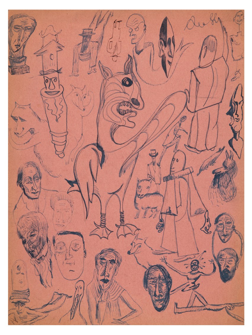 851x1131 Tristan Tzara - Automatic Drawing