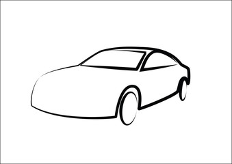 339x240 Simple Drawing Of A Modern Sports Car - Automobile Drawing
