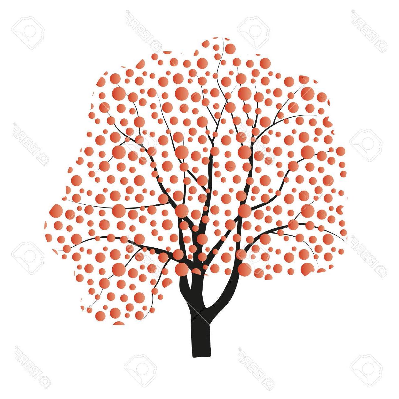 1300x1300 Hd Vector Autumn Tree Drawing Pictures - Autumn Tree Drawing