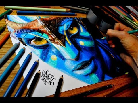 480x360 Drawing Neytiri - Avatar Drawing