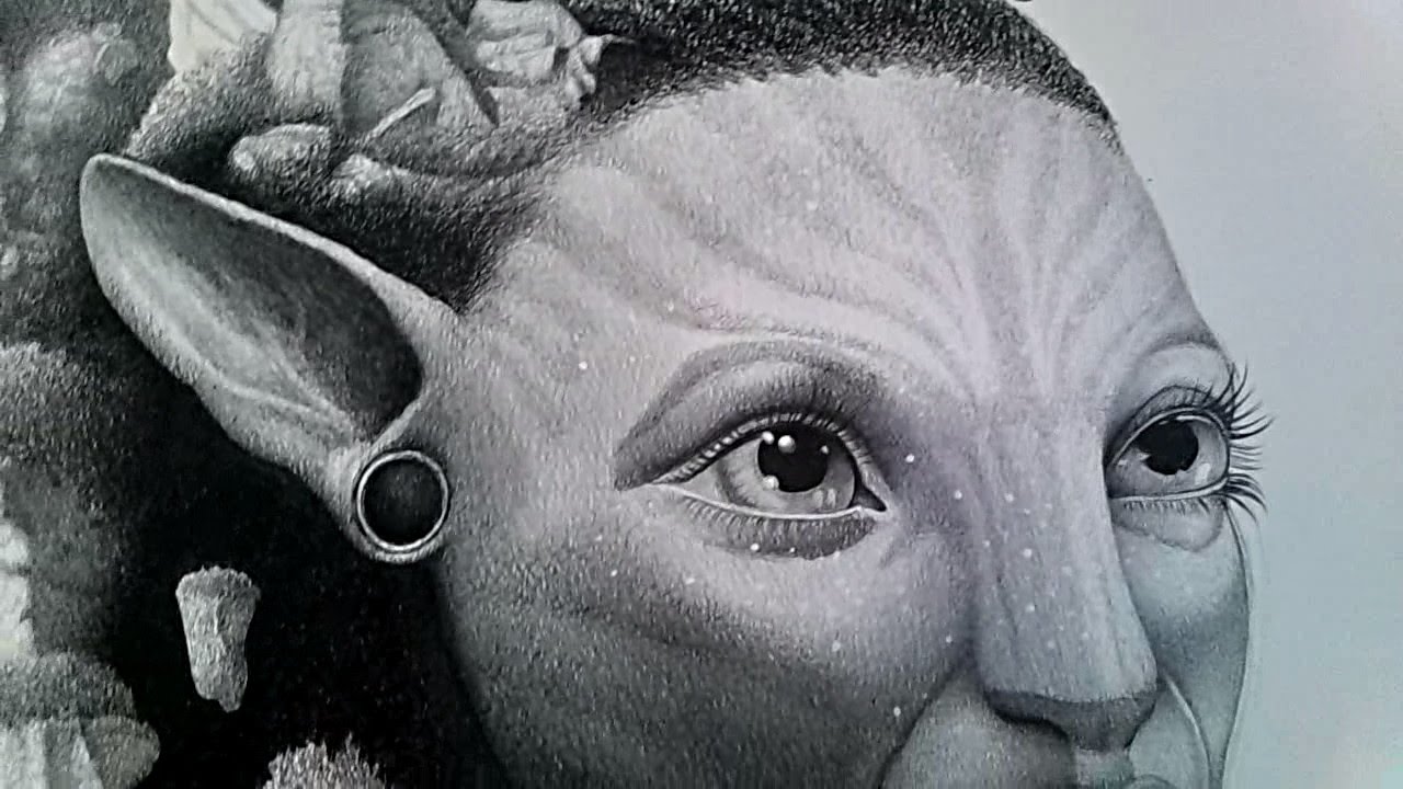 1280x720 Drawing Neytiri From The Movie Avatar - Avatar Drawing