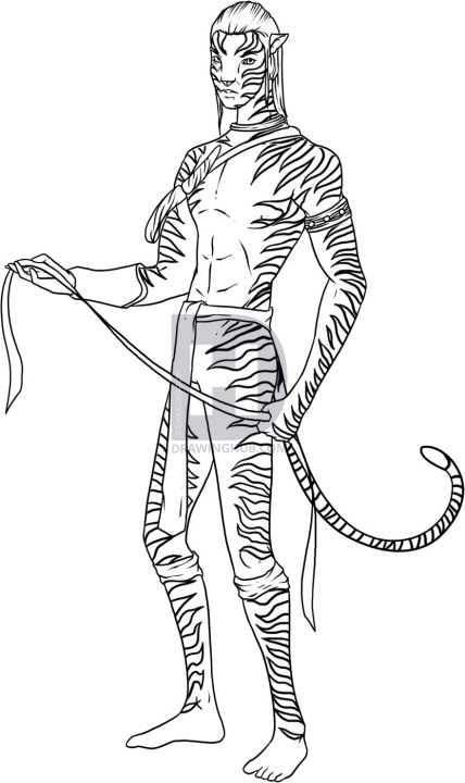 428x720 How To Draw Jake Sully, Step - Avatar Drawing