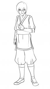 172x302 How To Draw How To Draw Prince Zuko From Avatar The Last Airbender - Avatar The Last Airbender Drawing