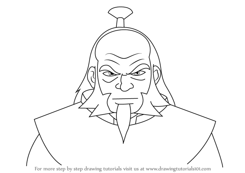 800x566 Learn How To Draw Iroh From Avatar The Last Airbender - Avatar The Last Airbender Drawing