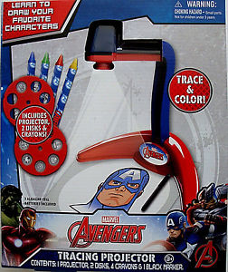 252x300 marvel avengers drawing,tracing projector w discs,marker - Avengers Drawing