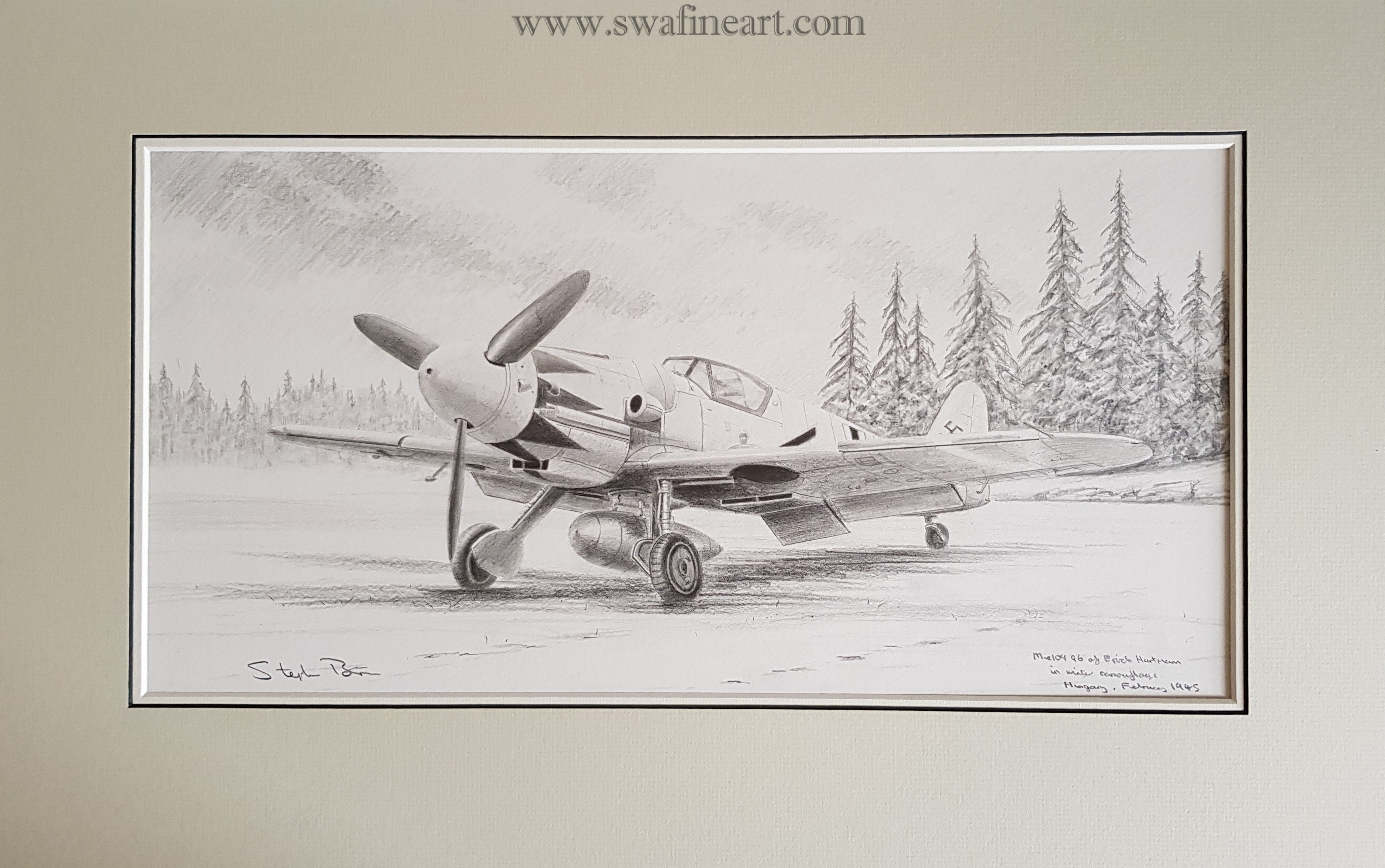 3506x2197 original pencil drawing - Aviation Drawings