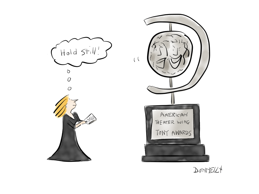 900x675 the tony awards! liza donnelly new yorker cartoonist - Award Drawing