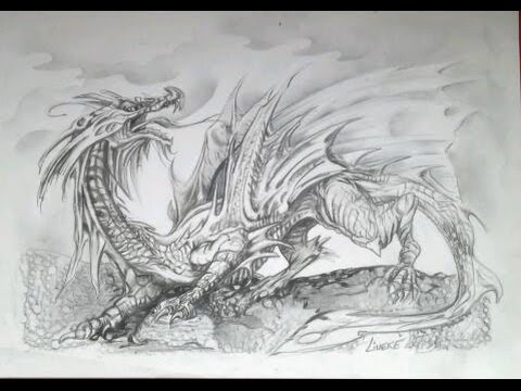 480x360 Easy Dragon For Beginners Body Drawing - Awesome Dragon Drawings