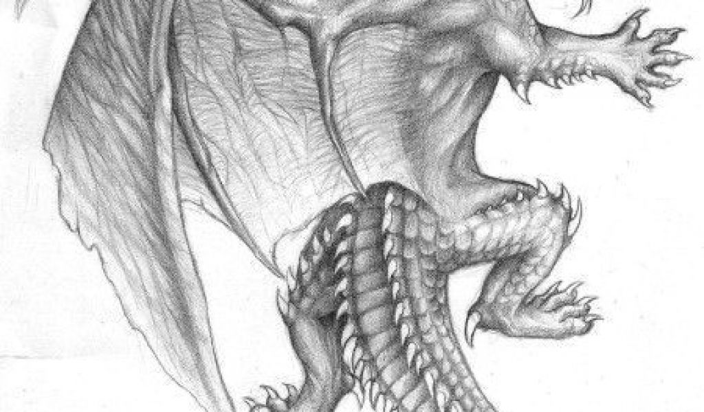 1024x600 tattoo drawings of dragons awesome dragon tattoo designs - Awesome Dragon Drawings