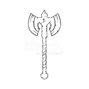 300x300 Drawn Axe Drawing - Axe Drawing