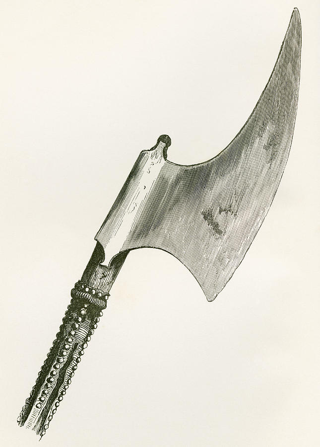 645x900 Century Ceremonial Beheading Axe Drawing - Axe Drawing