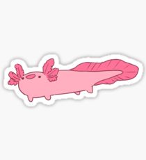 210x230 Axolotl Drawing Stickers Redbubble - Axolotl Drawing