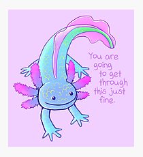 210x230 Axolotl Drawing Wall Art Redbubble - Axolotl Drawing