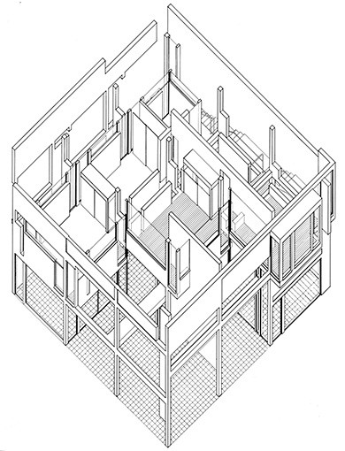 390x510 Gallery Of Eisenman's Evolution Architecture, Syntax, And New - Axon Drawing