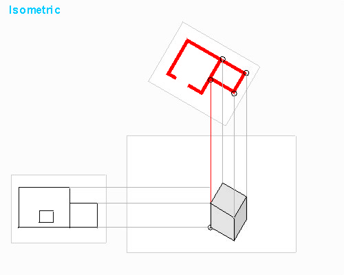 500x400 axonometric projection - Axonometric Drawing