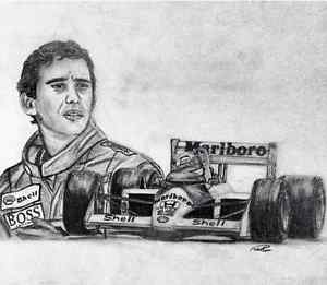 Ayrton Senna Drawing