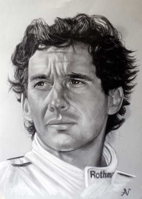 Ayrton Senna Drawing at PaintingValley.com | Explore collection of ...