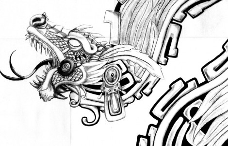 470x300 aztec art tattoos drawings tattoos designs ideas - Aztec Art Drawings