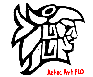 300x250 aztec drawings pio - Aztec Art Drawings