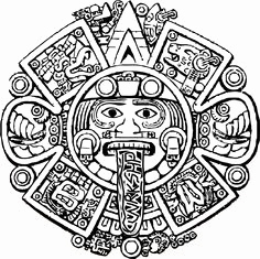 236x235 aztec calendar vector fresh best tattoo images - Aztec Calendar Drawing