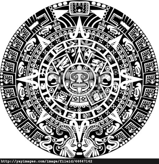 Aztec Calendar Drawing at PaintingValley.com | Explore collection of ...