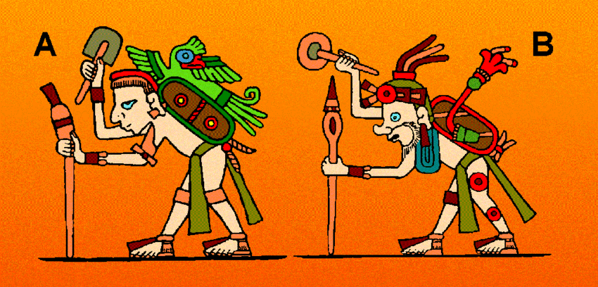 850x408 Pochteca From The Ancient Aztec Empire Drawings - Aztec Drawings