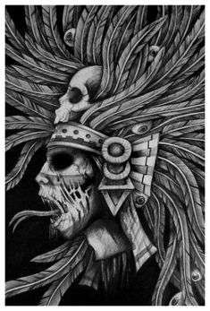 235x347 marvelous aztec warrior drawing helpsite us - Aztec Drawings